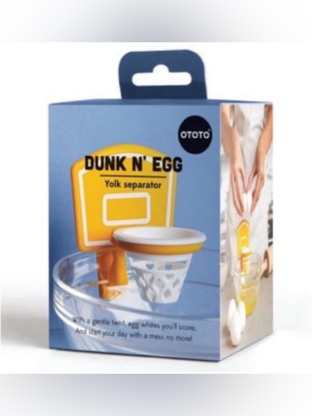 Ototo Dunk Egg Separator: Plastic, Dishwasher-Safe